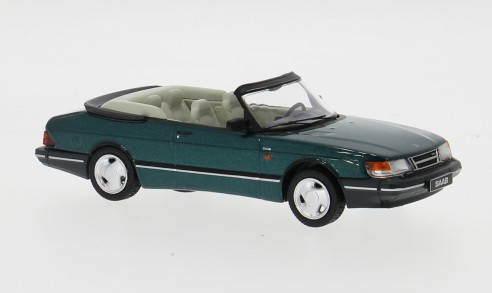Saab 900 Cabriolet 1991 Groen Metallic - 1:43